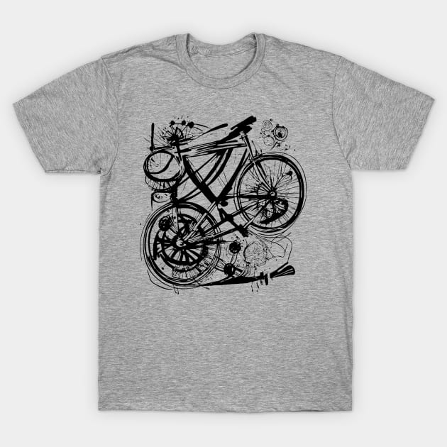 Abstract Bike T-Shirt by Bongonation